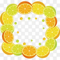 水果 橙子 边框-空若网 水果 橙子 边框-空若网