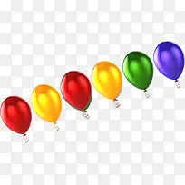 彩色气球一排气球-空若网 彩色气球一排气球-空若网