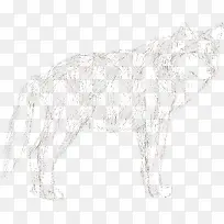 手绘动物狼设计-空若网 手绘动物狼设计-空若网