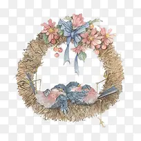 手绘鸟窝-空若网 手绘鸟窝-空若网