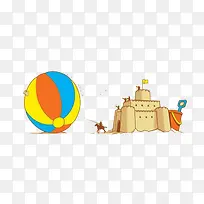 ��ͨɳ̲�Ǳ��廭-������