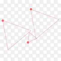 红色三角形卡通合成效果图-空若网 红色三角形卡通合成效果图-空若网