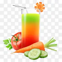 卡通分层蔬菜汁果汁饮品-空若网 卡通分层蔬菜汁果汁饮品-空若网