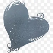 手绘深色爱心花纹-空若网 手绘深色爱心花纹-空若网