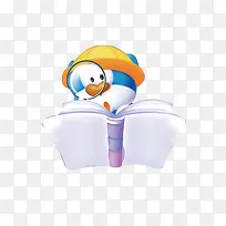 卡通动物用放大镜看书-空若网 卡通动物用放大镜看书-空若网