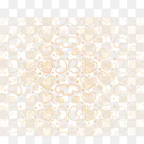 橙色简约爱心边框纹理-空若网 橙色简约爱心边框纹理-空若网