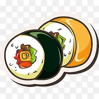 美食插画矢量-空若网 美食插画矢量-空若网