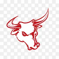 手绘牛头-空若网 手绘牛头-空若网