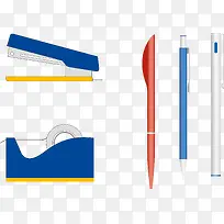 文具矢量图-空若网 文具矢量图-空若网