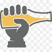 矢量举杯素材-空若网 矢量举杯素材-空若网