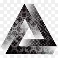 彭罗斯三角画艺术.抽象图案-空若网 彭罗斯三角画艺术.抽象图案-空若网