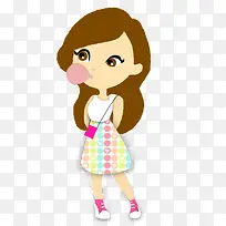 欧美动画风卡通女孩-空若网 欧美动画风卡通女孩-空若网