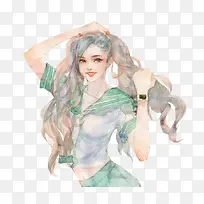 手绘人物-空若网 手绘人物-空若网