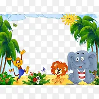 手绘动物卡通形象-空若网 手绘动物卡通形象-空若网