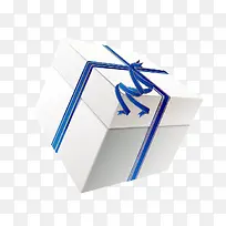 白色的礼物盒图案-空若网 白色的礼物盒图案-空若网