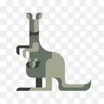 扁平化袋鼠-空若网 扁平化袋鼠-空若网