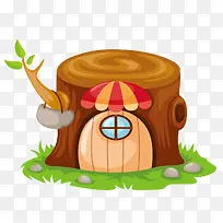 卡通树桩-空若网 卡通树桩-空若网
