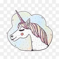 卡通可爱独角兽免抠素材-空若网 卡通可爱独角兽免抠素材-空若网