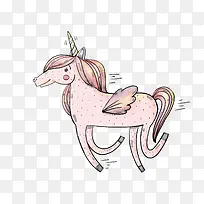 卡通可爱独角兽免抠素材-空若网 卡通可爱独角兽免抠素材-空若网