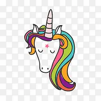 卡通可爱独角兽免抠素材-空若网 卡通可爱独角兽免抠素材-空若网