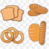 吐司矢量素材-空若网 吐司矢量素材-空若网