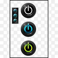 炫酷开关按钮设计PSD源文件-空若网 炫酷开关按钮设计PSD源文件-空若网