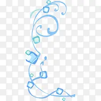 蓝色花边-空若网 蓝色花边-空若网