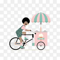 扁平化冰激凌贩卖车-空若网 扁平化冰激凌贩卖车-空若网