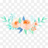 水彩花朵图案-空若网 水彩花朵图案-空若网