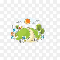 ʸ�������ɫ��԰����Сͼ-������