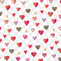 水彩爱心背景-空若网 水彩爱心背景-空若网