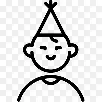 过生日的男孩图标-空若网 过生日的男孩图标-空若网
