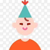 过生日的男孩图标-空若网 过生日的男孩图标-空若网