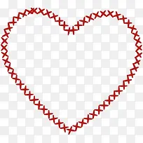 红色补丁桃心-空若网 红色补丁桃心-空若网