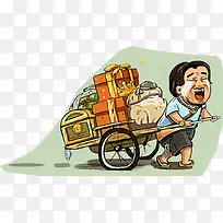 夏日手绘卡通漫画摄影图-空若网 夏日手绘卡通漫画摄影图-空若网