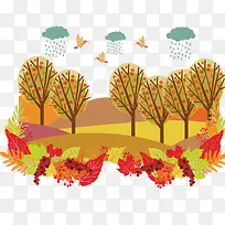 矢量树和叶子-空若网 矢量树和叶子-空若网