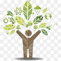 卡通树叶-空若网 卡通树叶-空若网