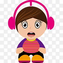 戴耳机的人-空若网 戴耳机的人-空若网