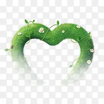 简约爱心草原-空若网 简约爱心草原-空若网