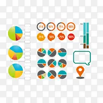 矢量商务PPT数据分析比例-空若网 矢量商务PPT数据分析比例-空若网