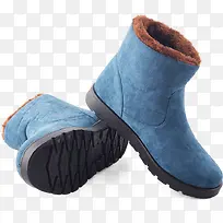 高清摄影蓝色的雪地靴-空若网 高清摄影蓝色的雪地靴-空若网