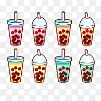 矢量珍珠奶茶-空若网 矢量珍珠奶茶-空若网