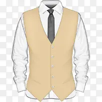 矢量白衬衫和马甲-空若网 矢量白衬衫和马甲-空若网