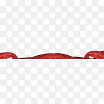 线条 红色 花边 立体-空若网 线条 红色 花边 立体-空若网