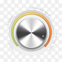 金属风格开关科技感旋转按钮-空若网 金属风格开关科技感旋转按钮-空若网