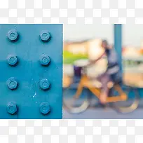 钢板上的螺丝背景-空若网 钢板上的螺丝背景-空若网