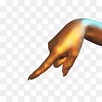 单手指点手部金属造型-空若网 单手指点手部金属造型-空若网