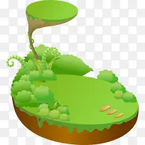 卡通创意小岛-空若网 卡通创意小岛-空若网