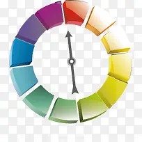 矢量手绘立体钟表-空若网 矢量手绘立体钟表-空若网