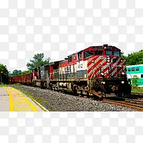 铁轨火车红色-空若网 铁轨火车红色-空若网